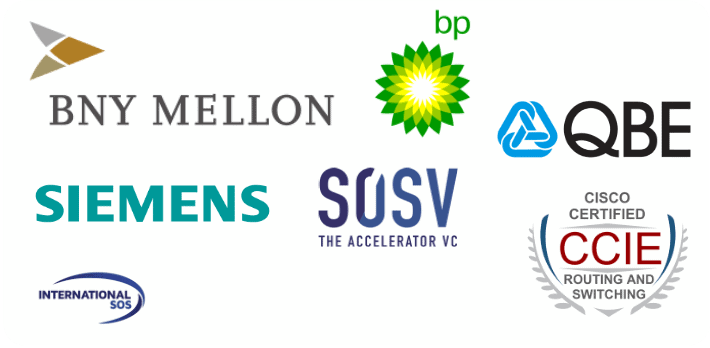 Cisco, Checkpoint, F5, Juniper, AWS, Unix